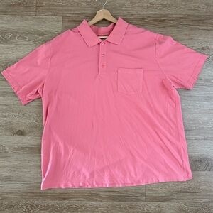 Men’s Pink Button-Up Shirt plus size 3XL